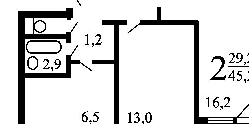 2-комн квартира 3-й Дорожный проезд, 10К2