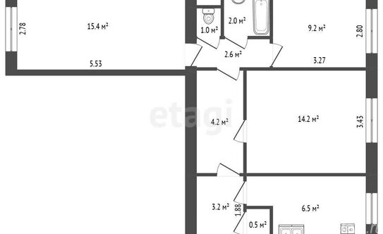 Продажа 3-комн квартиры на вторичном рынке Просвещения пр-кт