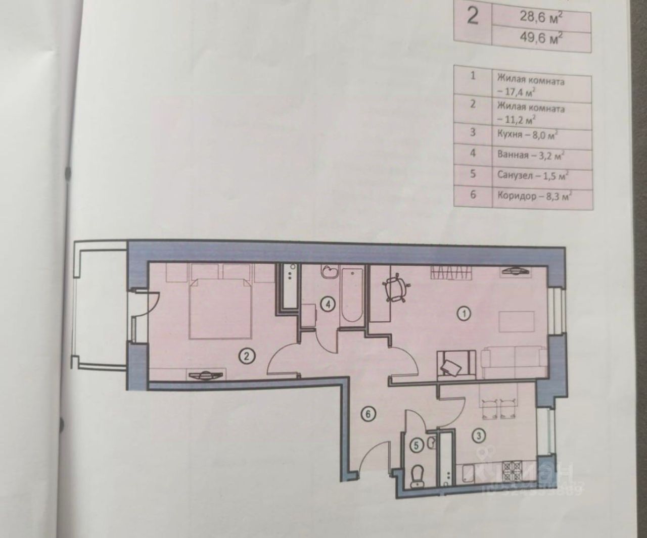 Продажа 2-комн квартиры на вторичном рынке Сабурово пгт, улица Парковая, 8