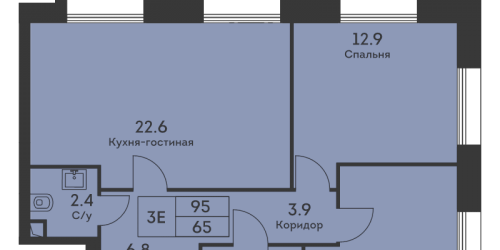 2-комн квартира Москва г., Дербеневская ул.,  к. 3