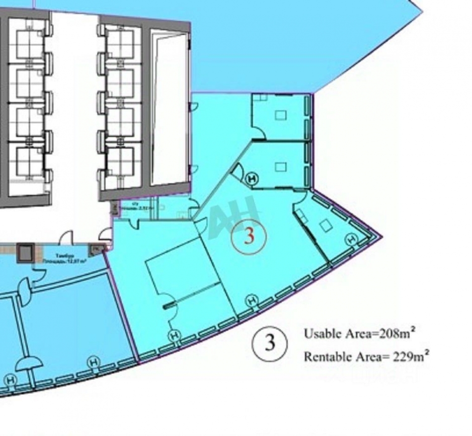 Аренда офиса Тестовская улица