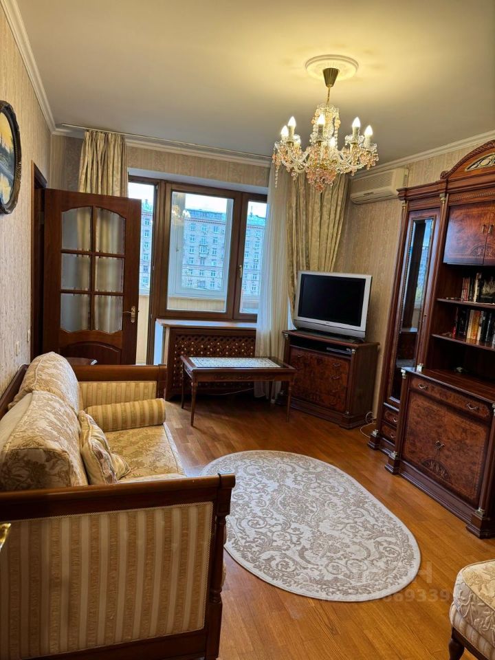 Аренда 1-комн квартиры на вторичном рынке Беговая улица, 18К2