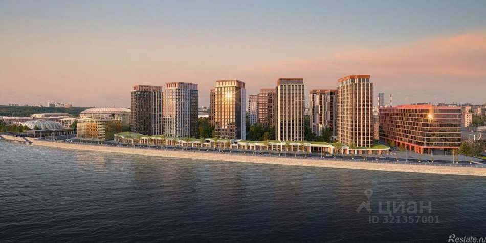 Продажа 2-комн квартиры в новостройке Лужнецкая наб,  д. 2/4,  к. 23Б