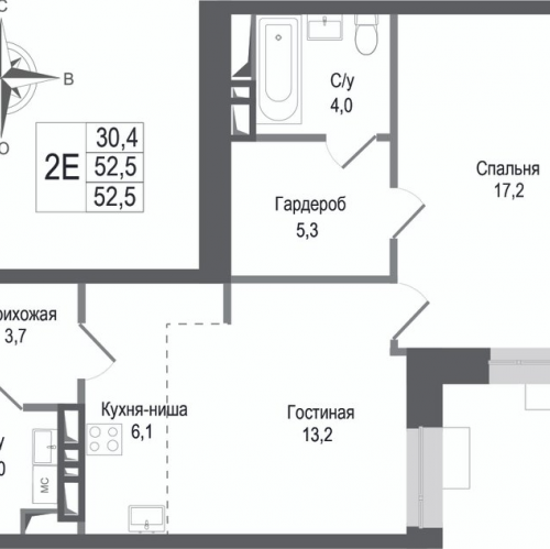 1-комн квартира Королёв г.,  к. 2