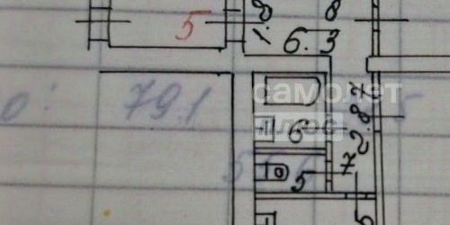 3-комн квартира 2-й Волконский переулок, 12