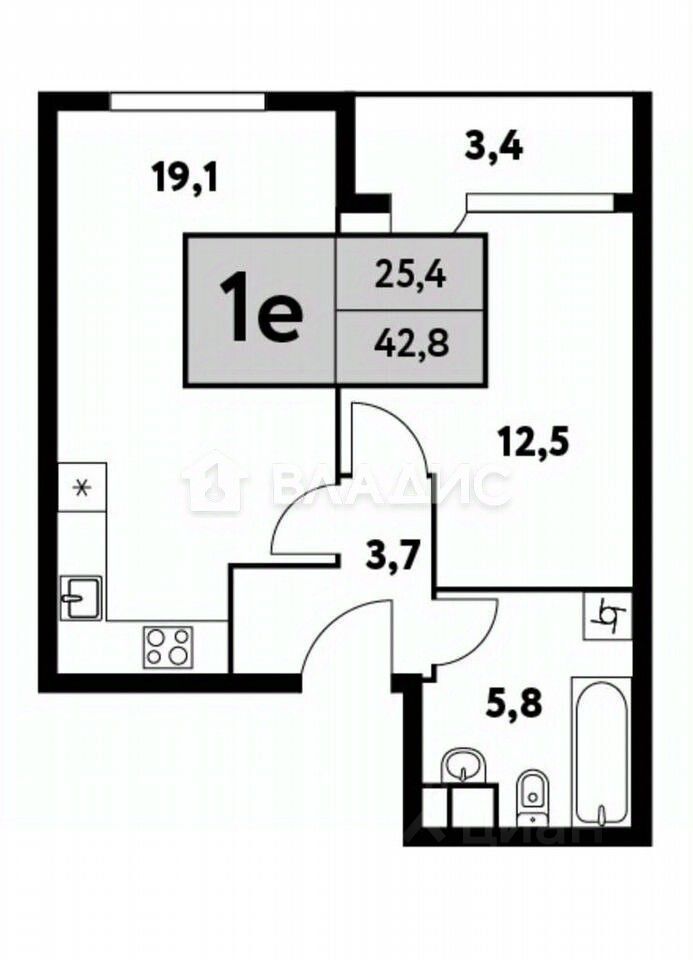 Продажа 1-комн квартиры на вторичном рынке Фестивальная улица, 15К4