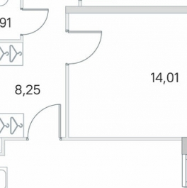 Продажа 2-комн квартиры на вторичном рынке Заневское городское поселение, Ясная улица