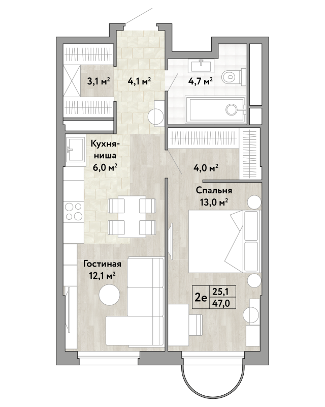 Продажа 1-комн квартиры в новостройке Коммунарка п., Александры Монаховой ул.,  к. 1