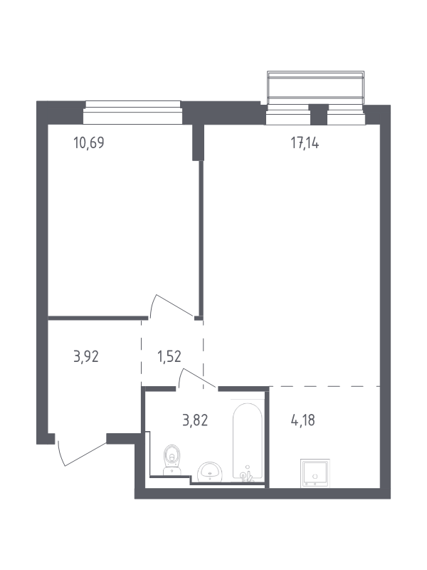 Продажа 1-комн квартиры в новостройке Лайково с., Лесная ул.,  к. 54