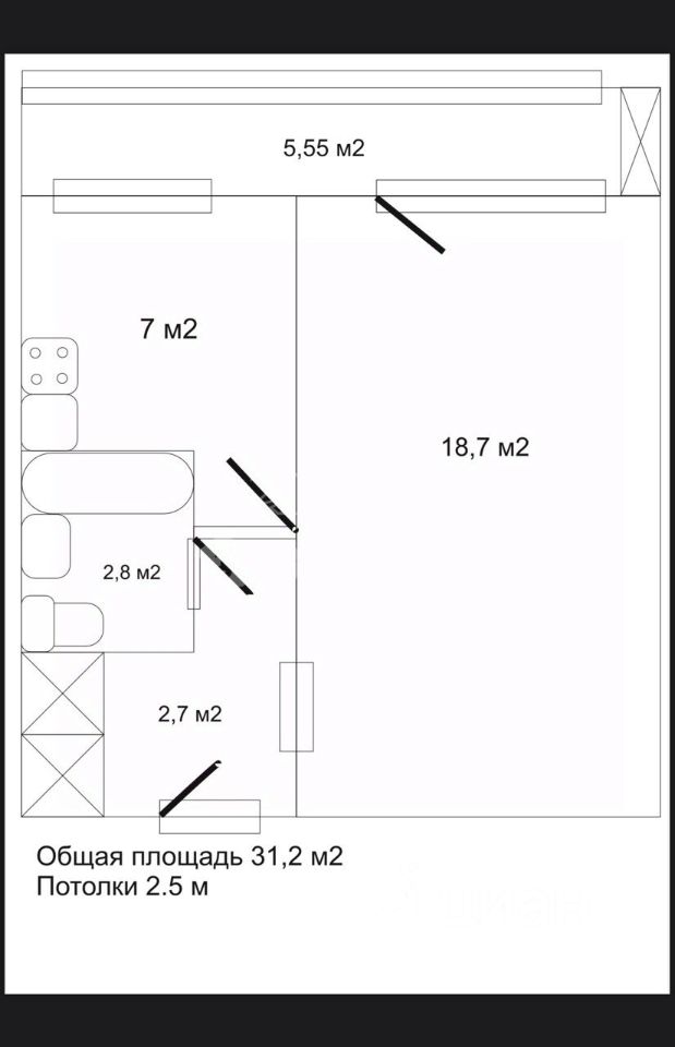 Продажа 1-комн квартиры на вторичном рынке Балашиха, улица Карбышева, 21