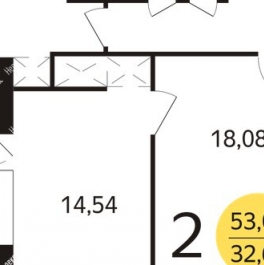 Продажа 2-комн квартиры на вторичном рынке Совхозная улица,  д. 14