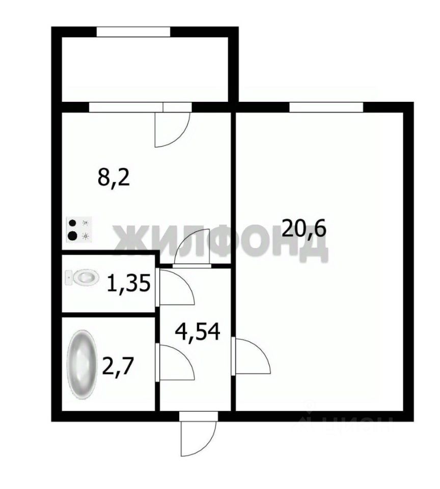 Продажа 1-комн квартиры на вторичном рынке Богатырский проспект, 36к1