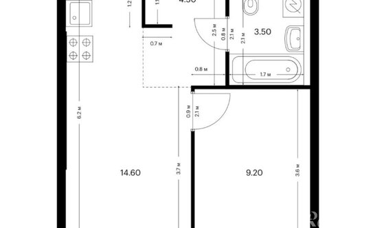 Продажа 1-комн квартиры на вторичном рынке улица Медовая Долина,  д. 3 к2