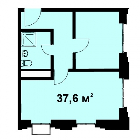 Планировка ЖК Nova Алексеевская,  м2