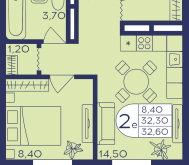 Продажа квартир в ЖК Балашиха г., Железнодорожный мкр.,  к. 406