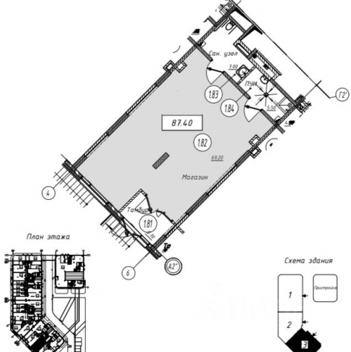 Помещение свободного назначения Старорусский пр-кт