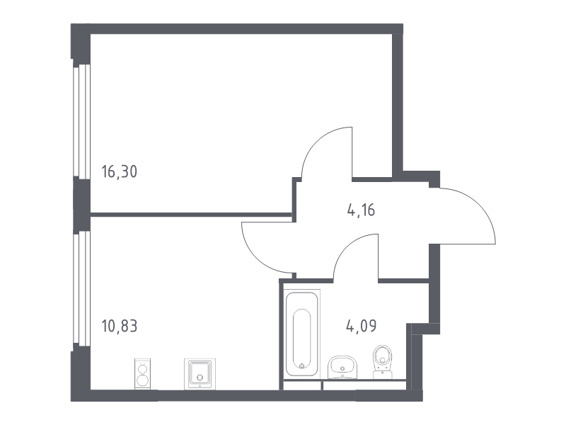 Продажа 1-комн квартиры в новостройке Королёв г., Тихонравова ул.,  к. 1