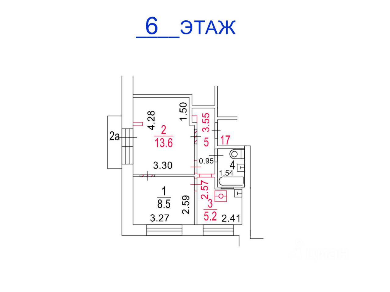 Продажа 2-комн квартиры на вторичном рынке Вятская улица, 1
