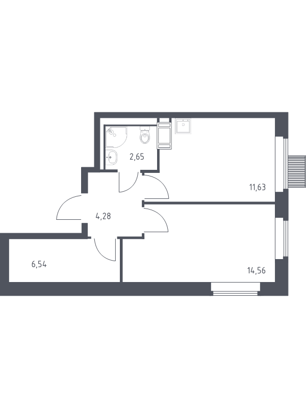 Продажа 1-комн квартиры в новостройке Путилково д., Путилковское ш.,  к. 28