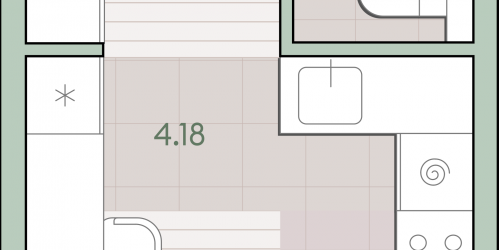 Студия ул. Ивана Франко, земельный участок 22/1