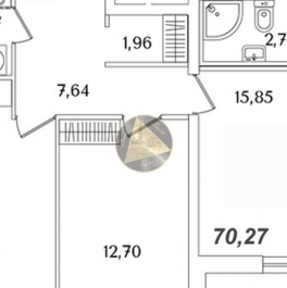 Продажа 2-комн квартиры на вторичном рынке Октябрьская наб,  д. 120 с1