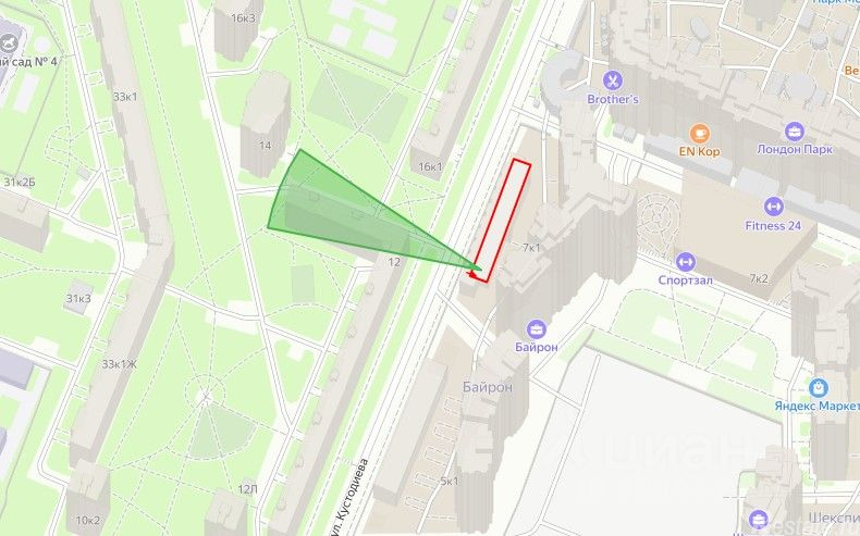 Продажа ПСН ул Кустодиева,  д. 7,  к. 1