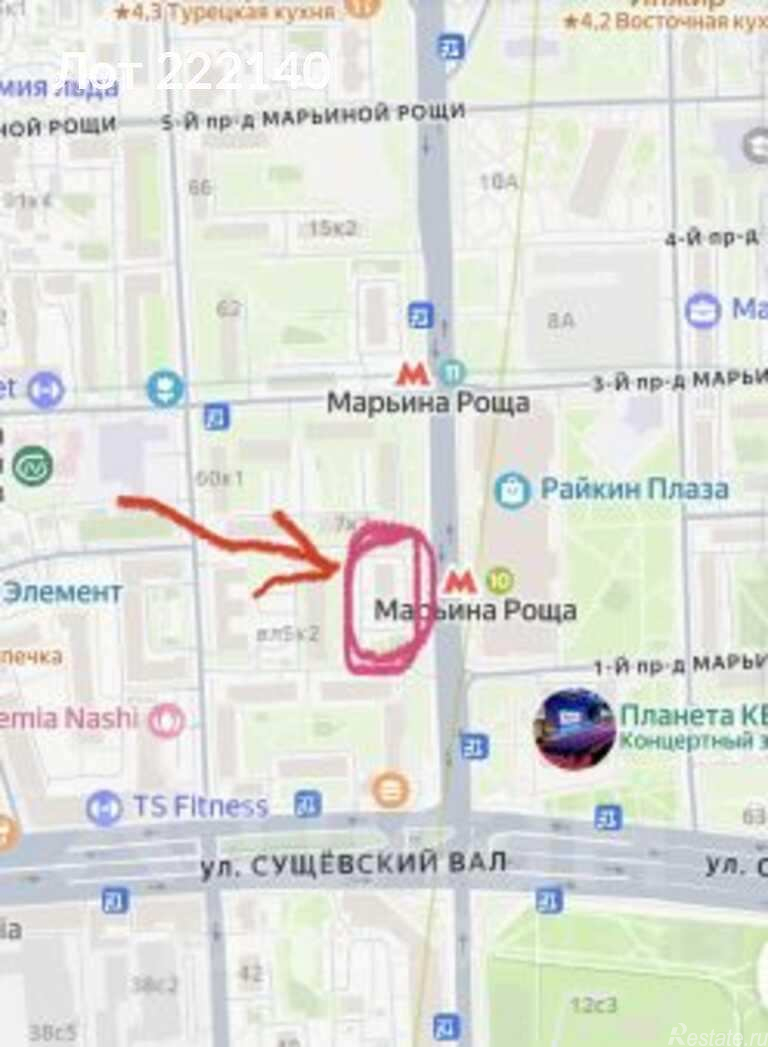 Аренда ПСН Шереметьевская ул,  д. 5 к1