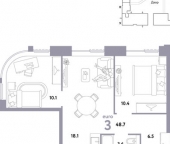 Продать Квартиры в новостройке ул Иловайская  3 7