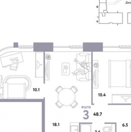 Продажа 3-комн квартиры в новостройке ул Иловайская,  д. 3,  к. 7