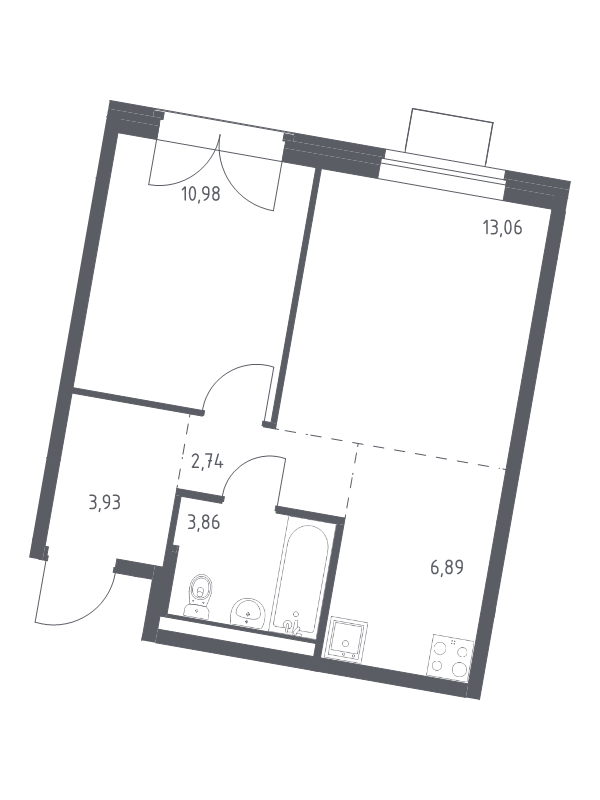 Продажа 1-комн квартиры в новостройке Марушкинское пос., Боровское ш.,  к. 6