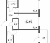 Продать Квартиры в новостройке Стрельна п., Будённого пр-кт   5.5