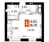 Продать Квартиры в новостройке дер. Митькино, ул. Цветочная   