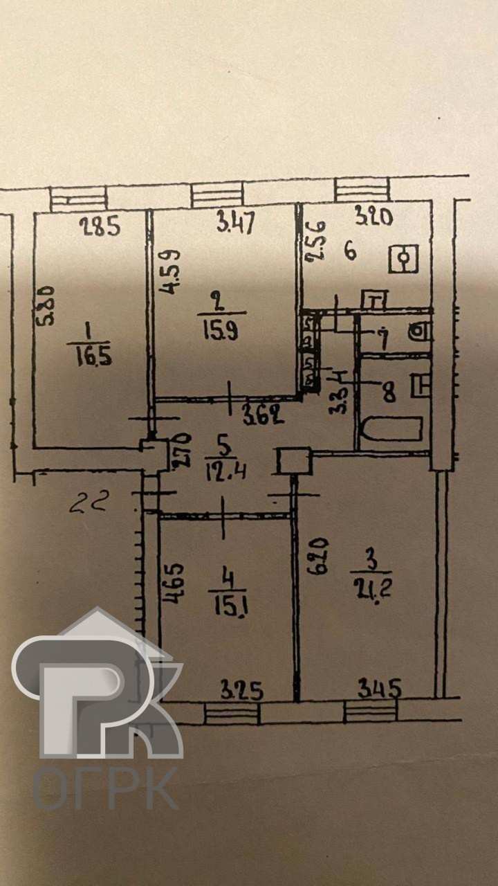 Продажа 4-комн квартиры на вторичном рынке Профсоюзная улица, дом 17, корпус 2