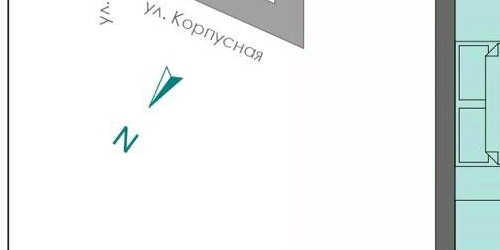 2-комн квартира Корпусная улица, 9