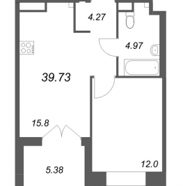 Продажа 1-комн квартиры в новостройке Зеленогорск г., Кривоносовская ул., к. Б2 Продажа 1-комн квартиры в новостройке Зеленогорск г., Кривоносовская ул., к. Б2