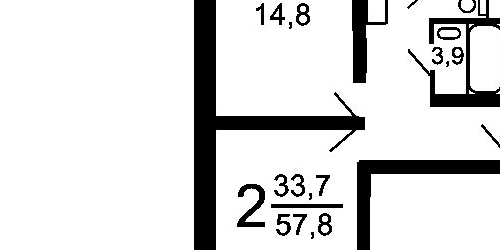 2-комн квартира Рублевское шоссе, 32