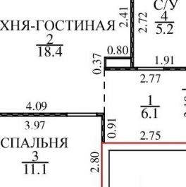 Продажа 1-комн квартиры на вторичном рынке Кронштадтский б-р,  д. 9,  к. 1