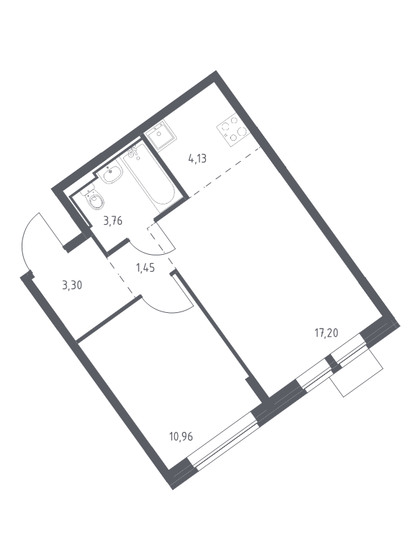 Продажа 1-комн квартиры в новостройке Москва г., Ленинградское ш.,  к. 6