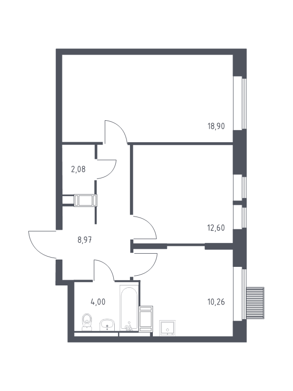 Продажа 2-комн квартиры в новостройке Путилково д., Путилковское ш.,  к. 28