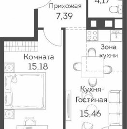 Продажа 2-комн квартиры в новостройке с. Рождествено