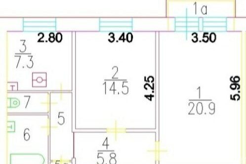Продажа 2-комн квартиры на вторичном рынке Докукина ул,  д. 3 к2