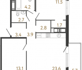 Продать Квартиры в новостройке Санкт-Петербург г., Обводного кан. наб.   1