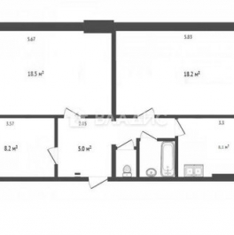 Продажа 3-комн квартиры на вторичном рынке Самаркандский б-р,  д. 22,  к. 1