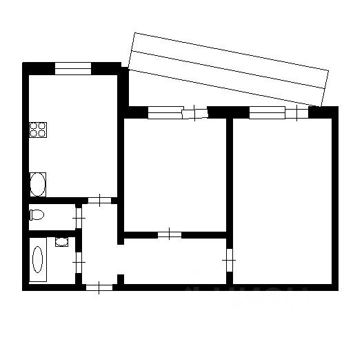 Продажа 2-комн квартиры на вторичном рынке Гатчина, улица Урицкого, 19