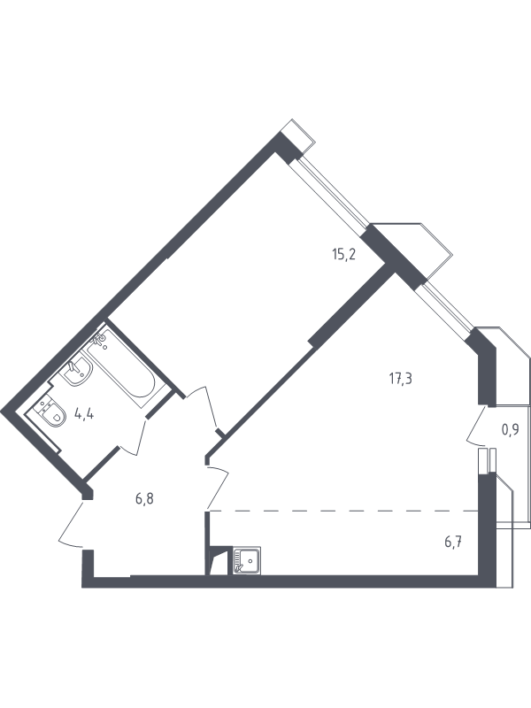 Продажа 1-комн квартиры в новостройке Раздоры д., Мякининское ш.,  к. 21