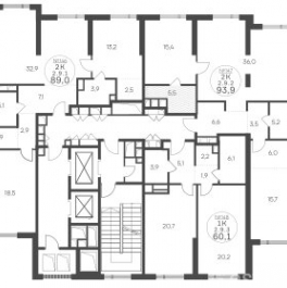 Продажа 2-комн квартиры в новостройке Крылатская ул,  д. 33 к2