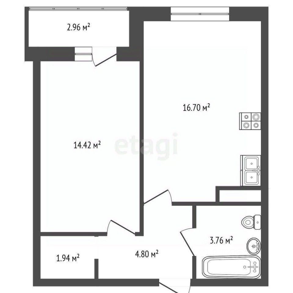Продажа 1-комн квартиры на вторичном рынке Пискаревский проспект, 25к2