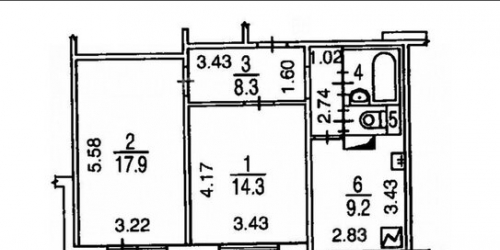 2-комн квартира ул Братиславская,  д. 31,  к. 2