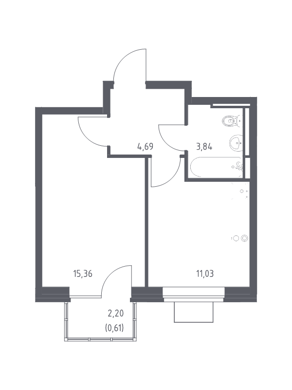 Продажа 1-комн квартиры в новостройке Богданиха д., Красная Слобода ул.,  к. 7.3