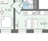 Продать Квартиры вторичка Ковалёво, Поперечная улица  1 к1 